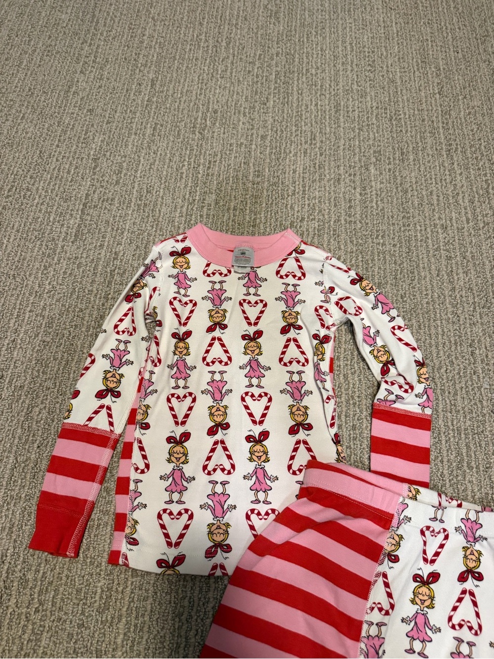 Girls Cindy Lou from The Grinch Holiday Pajama Set
